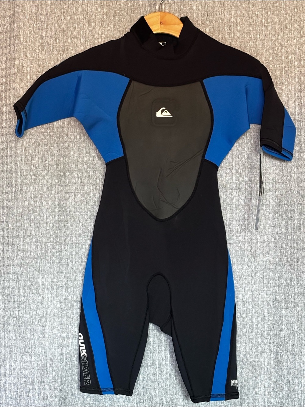 Quiksilver Kids Short Sleeve Wetsuit - Black & Blue